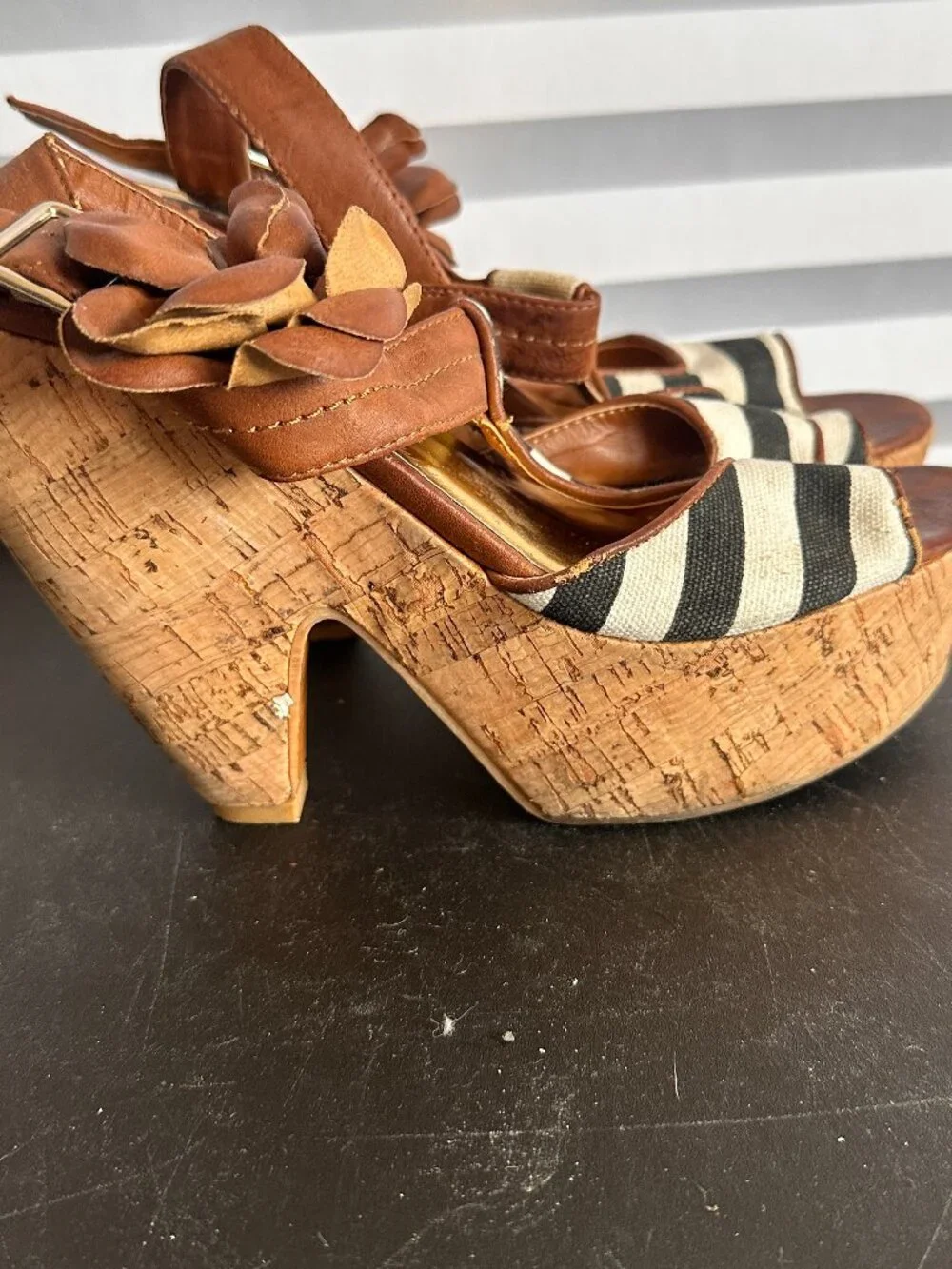 Hot Rated Womens Platform Wedge Sandals Size 9 Shoes